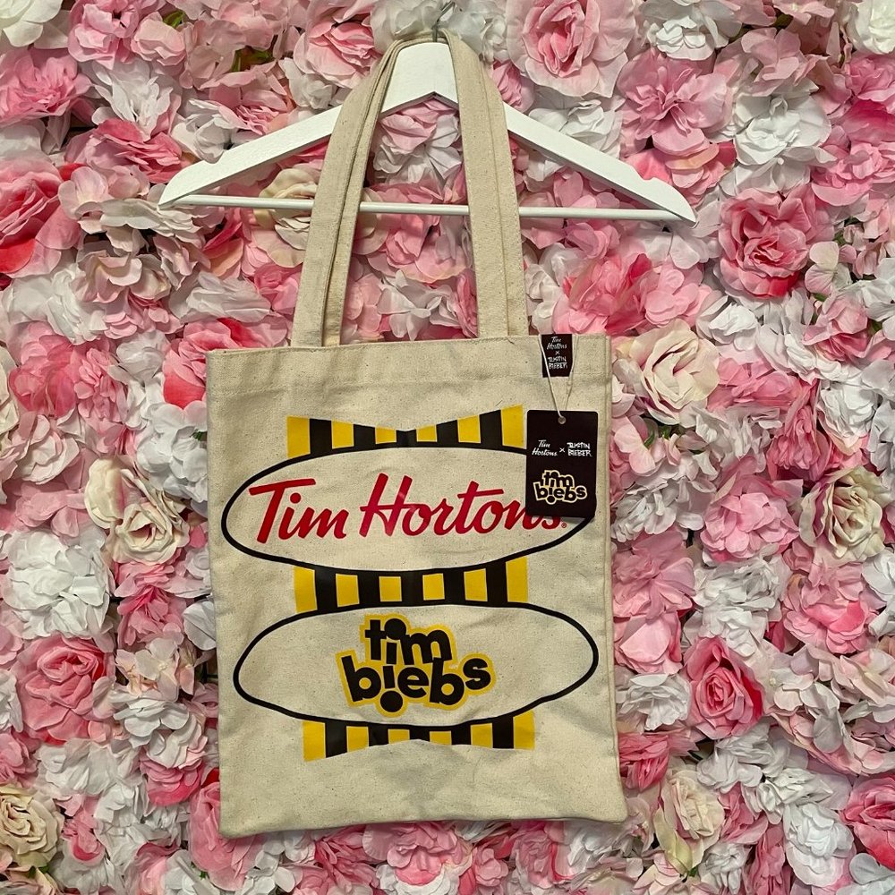 NWT Tim Hortons x Tim Biebs Tote